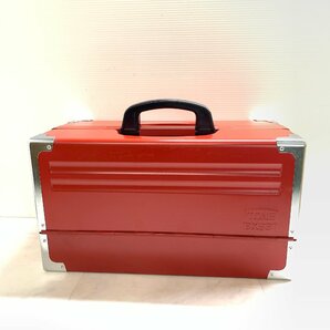 MIN【中古品】 MSMK TONE トネ ツールケース BX331 レッド 赤 3段両開き ツールケース 工具箱 道具箱 携行型 〈102-240330-CN-1-MIN〉の画像1