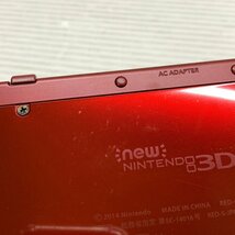 MIN【現状渡し品】 MSMG Nintendo ニンテンドー New 3DS LL 本体のみ メタリックレッド RED-001 RED-S-JPN-C0 〈36-240330-CN-13-MIN〉_画像9