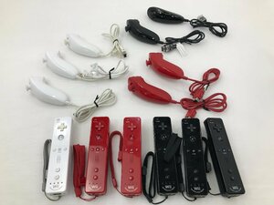 【TAG・ジャンク品】(1)★Wii用 周辺機器まとめ ★ヌンチャク/リモコン等 ★未検品 ★任天堂　024-240322-YK-19-TAG