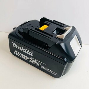 ICH【未使用品】 makita マキタ BL1860B リチウムイオンバッテリ 18V 6.0Ah　箱なし 〈106-240120-aa2-ICH〉