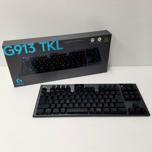 IZU【中古品】 Logicool G913 TKL LIGHTSPEED ワイヤレス RGB メカニカル ゲーミング キーボード クリッキー 〈088-240313-AS-19-IZU〉