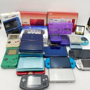 IZU【ジャンク品】 ケータイ 携帯 ゲーム ハード 本体 ゲームボーイ DS 他 いろいろ セット 約8.5kg 〈023-240320-AS-08-IZU〉の画像1