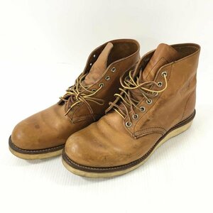 TEI【現状渡し品】RED WING 9107 HERITAGE WORK 6 ROUND TOE BOOT レッドウィング ブーツ レザー 本革 26.5cm 〈164-240321-MA-18-TEI〉