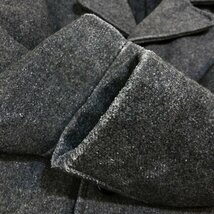 TEI 【中古品】 SCHOTT Wool Single P-Coat USA製 ウール シングル ピー コート ショット グレー 40 〈145-240322-AT-13-TEI〉_画像4