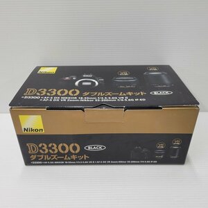 IZU【中古品】 Nikon ニコン デジタル一眼レフカメラ D3300 ダブルズームキット ブラック 〈094-240323-AS-04-IZU〉