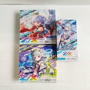 IZU【中古品】 Z/X ゼクス カード BOX まとめ売り リユニオン・オーバーブースト 他 3点セット 未開封 〈080-240324-AS-02-IZU〉