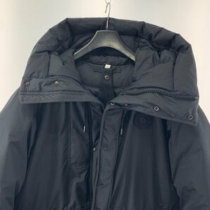 FUZ 【中古品】BURBERRY バーバリー BENHALL ファネルネック フーデッドダウンジャケット ブラック 8058129 XS 〈141-240324-NM-3-FUZ〉の画像6