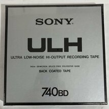 H【一部未開封】 オープンリールテープ SONY ULH-7-740-BD 5本 SLH-7-740-BD 2本 計7本セット 〈97-240320-SS-2-HOU〉_画像2