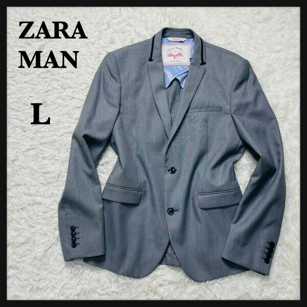 ザラマン　ZARA MAN　デニムクチュール テーラードジャケット　モロッコ製