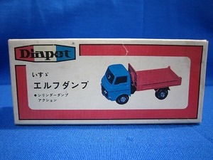 115 絶版・希少 日本製 ダイヤペット No.11-0233 いすゞ エルフダンプ 