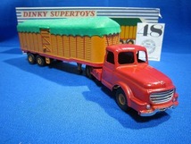 121 絶版・希少 DINKY SUPERTOYS TRACTEUR WILLEME ET SEMI-REMORQUE BACHEE_画像5