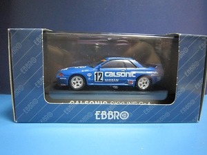 136 絶版・希少 EBBRO　№62 CALSONIC SKYLINE GT-R Gr-A BLUE 1999 #12