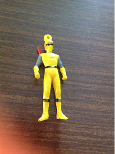  is li ticket ja-, yellow, mini figure, projection attaching 