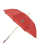 新品【ポロラルフローレン】ポロベア＆ロゴ刺繍 ボーダーストライプ 長傘 雨傘 レッド v4716_画像2