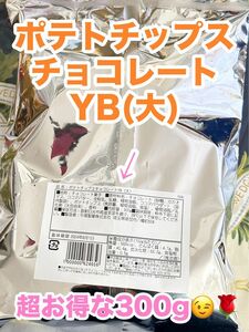 平塚製菓の工場直売　ポテトチップスチョコレート　YB(大) (セブンプレミアムのポテトチップスチョコと同じ) お得な300g