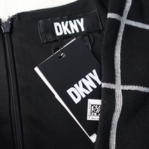 新品 DKNY 16/21号 ダナキャラン 黒 白 Aライン ワンピース パーティドレス 大きいサイズ 結婚式 二次会 フォーマル お呼ばれ 葵44Y1414_画像8