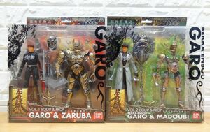 未使用品 BANDAI GARO EQUIP＆PROP フィギュア2個セット GARO＆ZARUBA/GARO＆MADOUBI