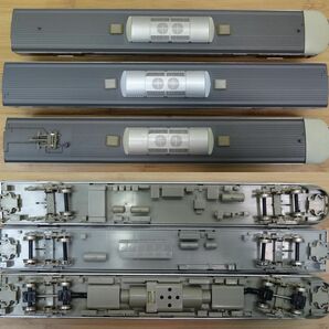 ジャンク品 ② MODEMO HOゲージ 鉄道模型 特急形直流電車 373系 完成品三輌セット 現状品の画像4