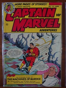 Captain Marvel #145 キャプテンマーベル アメコミ 1953年 Shazam シャザム　Golden Age Pre-Code Comic 