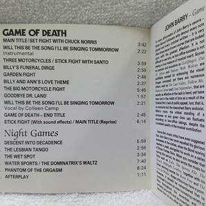 BRUCE LEE GAME OF DEATH/NIGHT GAMES SOUNDTRACK JOHN BARRY ブルース・リー 死亡遊戯/ナイトゲーム ジョン・バリーの画像6