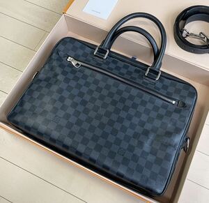 Louis Vuitton PDB MM Damie コバルト ビジネスバッグ