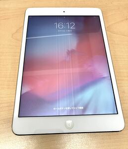 Apple iPad mini2 Wi-Fi+Cellular 16GB iOS12.5.6 シルバー ME814J/A docomo　現状品