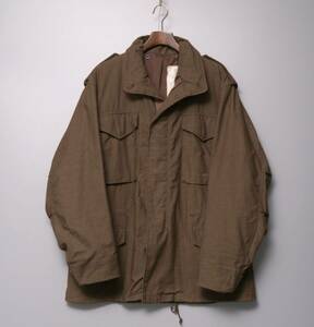 TH2485◎USA製 ALPHA INDUSTRIES アルファ M-65 フィールドジャケット ミリタリージャケット ブルゾン ナイロンコットン サイズM-R