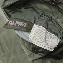 TH1618：USA製*ALPHA INDUSTRIES/アルファ*メンズ*MA-1*フライトジャケット*ミリタリージャケット*ブルゾン*SMALL_画像7