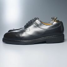 W0915//*フランス製*パラブーツParaboot*メンズ9/アヴィニョン/Avignon/Uチップ/エプロンダービー/レザーシューズ/革靴/黒/ブラック_画像3