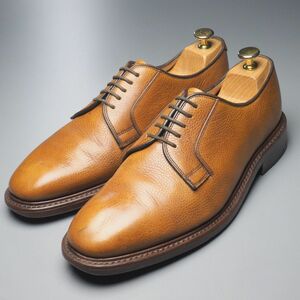 W1394//イングランド製*ローク/Loake*パース/PERTH/メンズ8/プレーントゥ/レザーシューズ/革靴/茶/ブラウン