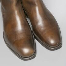 GP2659//英国製*グレンソン/GRENSON*マスターピース/メンズ6/6.5E/ジョッパーブーツ/プレーントゥ/ショートブーツ/革靴/茶/ブラウン_画像6