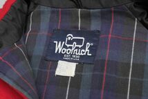 TG1930▽80s ヴィンテージ ウールリッチ/WOOLRICH USA製 メンズL 肘パッチ ウール シャツジャケット レッド系_画像7