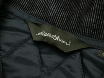 TG4386◎Eddie Bauer エディーバウアー WEATHEREDGE ウェザーエッジ キルティングライナー フード ナイロン ジップアップ コート カーキ S_画像9