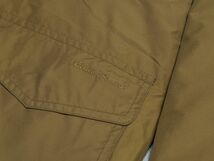 TG4386◎Eddie Bauer エディーバウアー WEATHEREDGE ウェザーエッジ キルティングライナー フード ナイロン ジップアップ コート カーキ S_画像7