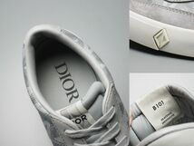 GP4516//イタリア製*ディオール/DIOR*B101/メンズ42/CDダイヤモンド/スニーカー/ローカット/靴/グレー_画像10