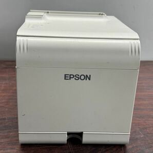 L033 ★ EPSON TM-T90II サーマルレシートプリンタ 有線LAN／USB接続 ◎簡易チェック済み 80mmタイプ 印字OKの画像6