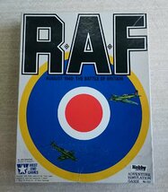 [W3826]Hobby JAPAN「R・A・F」AUGUST 1940:THE BATTLE OF BRITAIN ホビージャパンNo.131バトルオブブリテン1940年8月ボードゲームジャンク_画像1