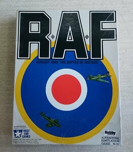 [W3826]Hobby JAPAN「R・A・F」AUGUST 1940:THE BATTLE OF BRITAIN ホビージャパンNo.131バトルオブブリテン1940年8月ボードゲームジャンク