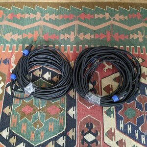 [N0028] б/у текущее состояние товар спикер-кабель Classic Pro 2 шт. комплект разъем спикон - разъем спикон 