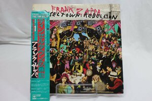 [TK3322LP] LP フランク・ザッパ/ティンゼルタウンの暴動　帯付き 二枚組 見開きジャケ 三方開きライナー 歌詞対訳 ジャケ並み上 音質良好