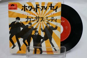 [TK1805EP] EP ビートルズとトニー・シェリダン/ホワッド・アイ・セイ(what'd I say) ポリドール盤 袋ジャケ ライナー 歌詞 状態並み