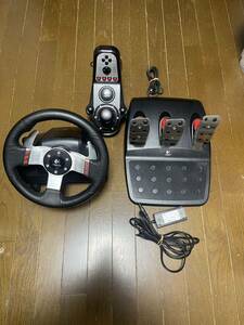 Logitech ロジクール G27Racing Wheel ハンコン ロジテック レーシングホイール シフター ホイール Logicool 通電確認のみ ジャンク