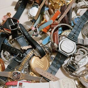 BG 【動作未確認ジャンク】メンズ レディース 腕時計 大量 まとめ 約5700kg (箱込み) セイコー SEIKO カシオ CASIO ベルト パーツ 等の画像6