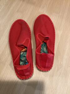  deck shoes red red size M