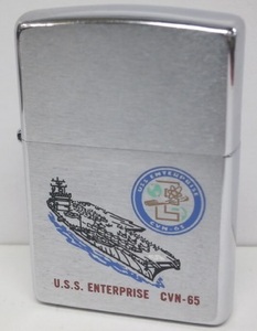 2001年 ZIPPO CVN-65 USS Enterprise 原子力空母 エンタープライズ ミリタリー オイルライター