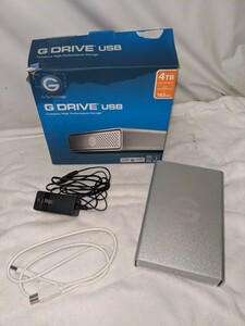 外付けHDD HDD G-DRIVE G-Technology USB-C　0G03597　4TB 0308