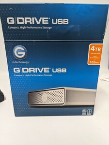 HDD フォーマット済み ハードディスク　外付けHDD　G-tech G-Drive 0G03597 0324-4