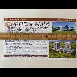 エピナール那須　平日限定利用券 土曜日以外の宿泊OKです。