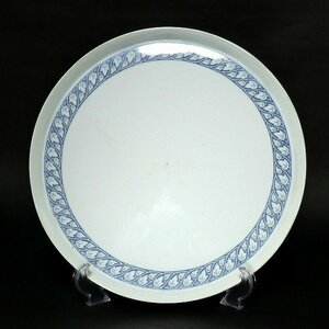H48【東洋陶器会社】 ヴィンテージ　ホールケーキプレート　大皿
