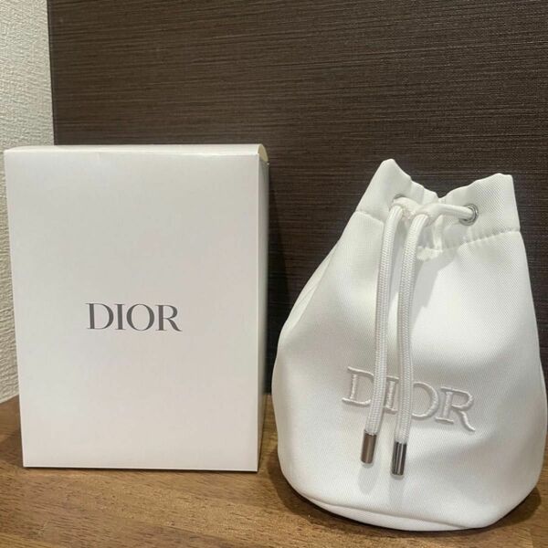 値下げ不可！Dior ディオール【新品未使用】ポーチ ノベルティ クリスチャンディオール コスメポーチ　白